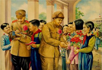 The loveliest people and intimate comrades by 
																	 Xu Jiping