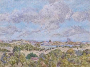 View of North Fremantle by 
																	Rene Collot d'Herbois