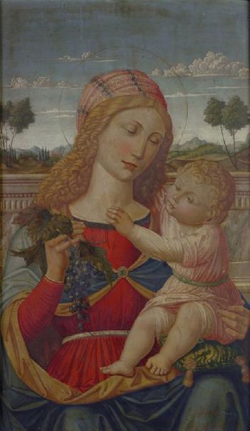 Madonna col Bambino by 
																	Icilio Federico Joni