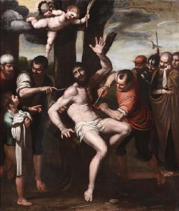 Martirio di San Bartolomeo by 
																	Giovanni Domenico Cappellino