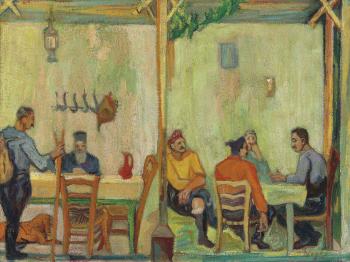 Le Café à Chypre by 
																	Mohammad Naghi