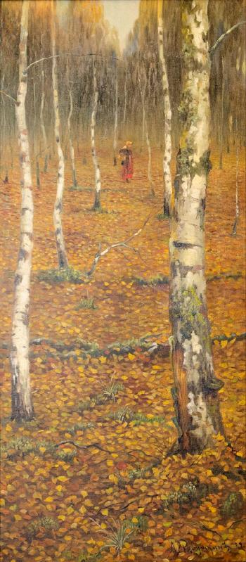 Autumn landscape by 
																	Andrei Petrovich Ryabushkin