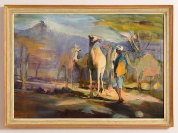 Camels by 
																			Sophie Walbeoffe