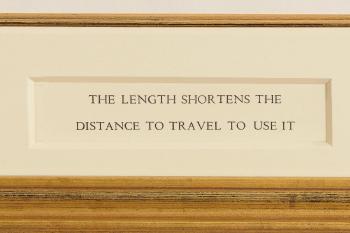 The length shortens the distance to travel to use it by 
																			J P Dunleavy