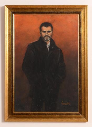 Portrait of Roy Keane by 
																			Frank Sanquest