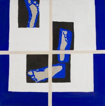 Les pas bleus by 
																	Eleonore de la Taste