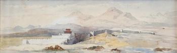 La grande muraille de la Chine à Chan-Hai-Kouaann by 
																	Ferdinand Philippe Louis Charles Henri d'Orleans