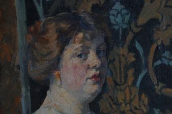 Portrait of Mme. Davis by 
																			Georges Dufrenoy