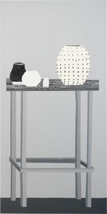 Shio Still Life in Black and White by 
																	Jonas Wood