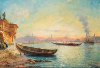 La Corne D'or, Constantinople by 
																	Francois L Prieur-Bardin