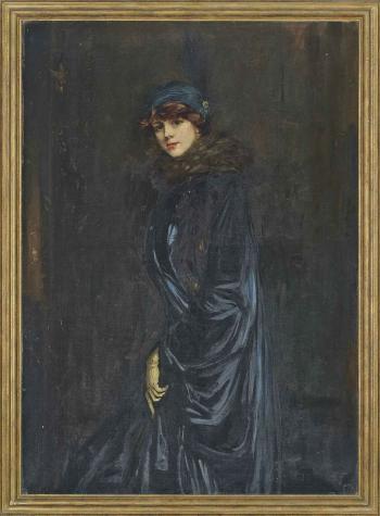 Portrait of a lady by 
																	Robert Lee Maccameron