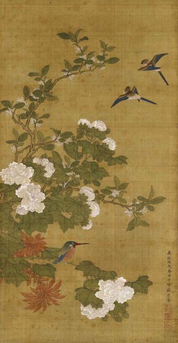 Birds and Blossoms by 
																	 Sun Yi