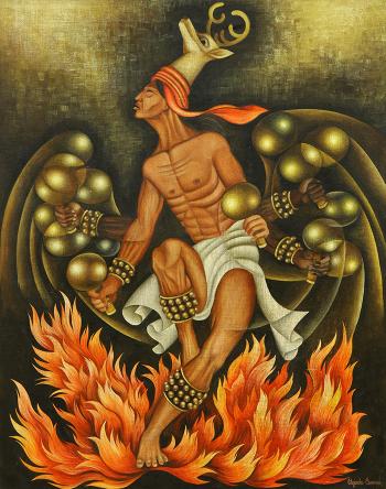 Fire dancer by 
																	Alejandro Camarena