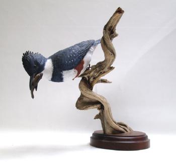 Bird on Branch by 
																	Connie Tveten