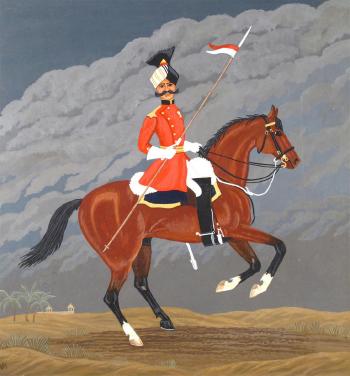 Indian lancer by 
																	Vincent Haddelsey