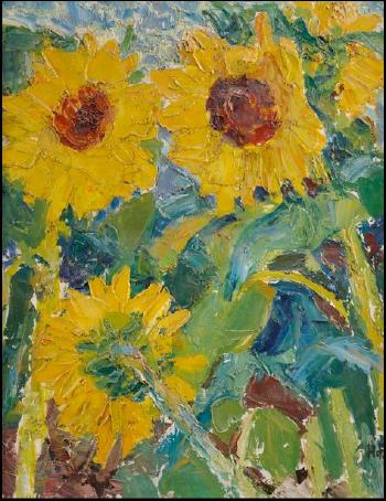 Sonnenblumen by 
																	Hans Fahnle