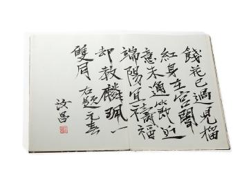 Fanfold Book With Calligraphy By Zhou Ruchang by 
																			 Zhou Ruchang