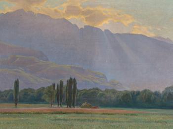 Mountain Landscape Vaud Alps by 
																			Frederic Rouge