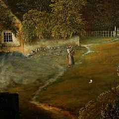 Landscape with a brickyard in a fog by 
																			 Dahl