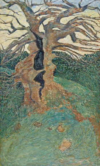 Le vieil arbre by 
																	Henri Charles Aime Noverraz