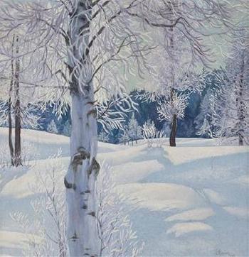 Winterwald by 
																	Otto Rasim