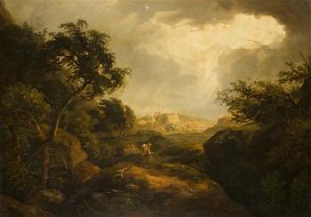 Landscape in a Storm by 
																	Antonin Manes
