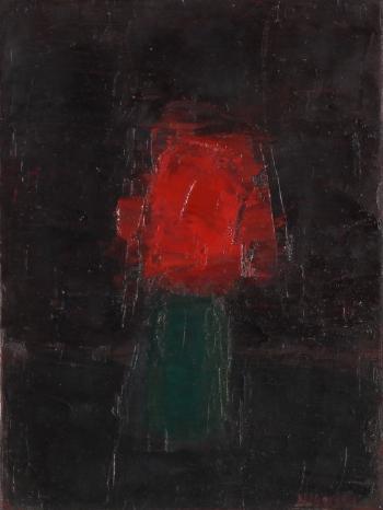 Die rote Rose by 
																	Charles Wyrsch