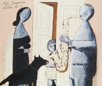 Saxofonspieler by 
																	Alexander Zadorin