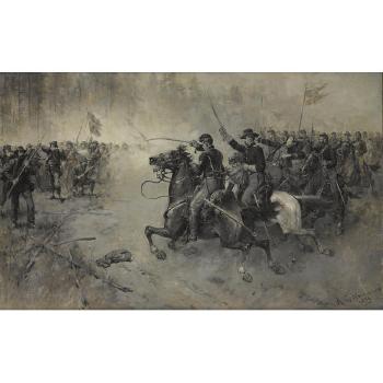 Pursuit to Appomattox, Custer's charge by 
																	Allen C Redwood
