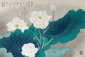 White Lotus by 
																	 Zhou Yansheng