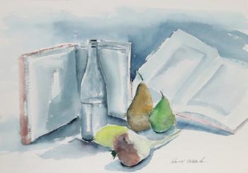Still life with books by 
																	Harold Wallerstein