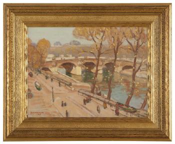 Seine River View by 
																			George Macrum