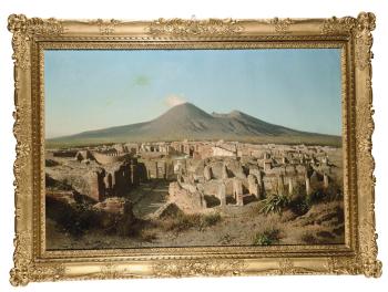 Veduta di Pompei by 
																	Alessandro la Volpe