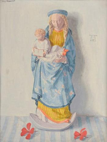 Vierge à l'enfant by 
																	Augustin Rouart