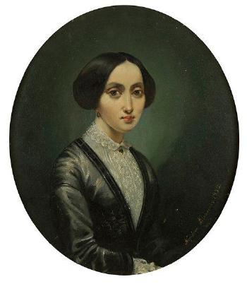 Portrait d'une noble by 
																	Napoleon Illakowicz
