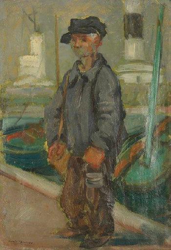 Le pêcheur by 
																	Boris Taslitzky