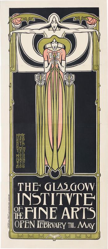 Important poster by 
																	Margaret MacDonald Mackintosh