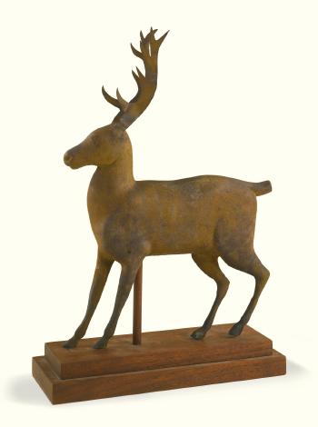 Miniature deer weathervane by 
																	 J Howard & Company