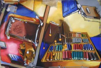 Library from Below by 
																	Stephen Farthing