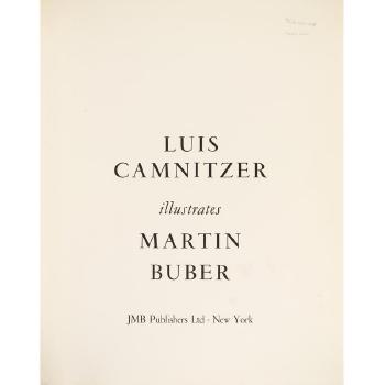 Luis Camnitzer Illustrates Martin Buber by 
																			Luis Camnitzer