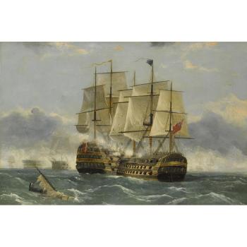 The Battle of Trafalgar by 
																			 Tudgay Family
