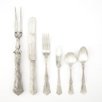 R. Wallace & Sons Manufacturing Co. Sterling Silver Flatware Service by 
																	 Wallace Silversmiths
