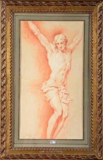 Christ en croix by 
																	Renier Panhay de Rendeux