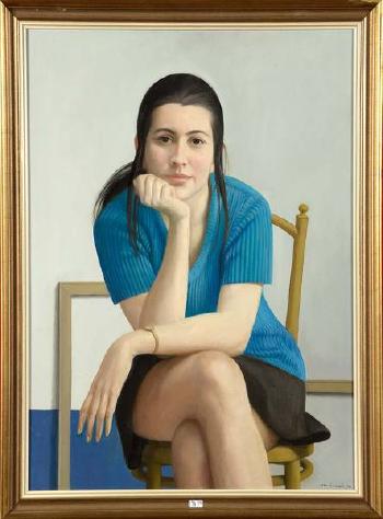 Portrait de Mme Lilla by 
																	Istvan Macsai