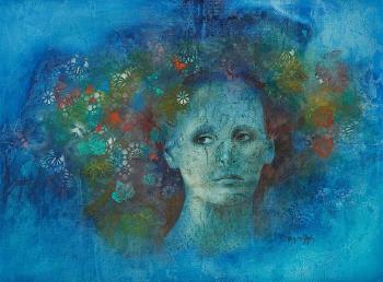 Femme en bleu by 
																	Guy Mytych