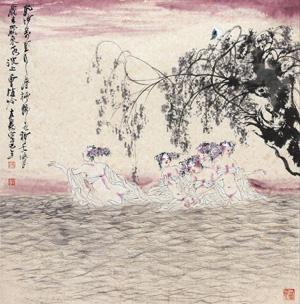 On the Goddess of Luo River by 
																	 Zhang Youxian