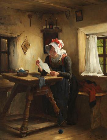 Der Brief by 
																	Gustav Majer