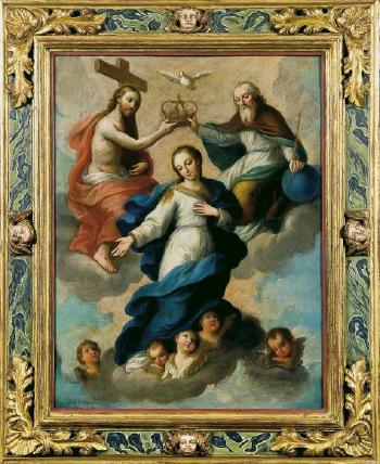 La Coronación de la Virgen by 
																	Jose de Paez