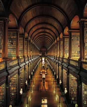 The Library of Trinity College, 'The Long Room', Dublin, 2008 by 
																	Ahmet Ertug