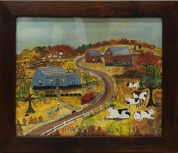 Farm scene, Strousburg, PA by 
																			Barbara Strawser